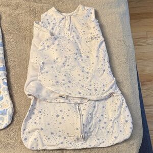 2 Halo Sleep Sacks - HALO 100% Cotton Sleepsack Swaddle  Newborn, 0-3 months